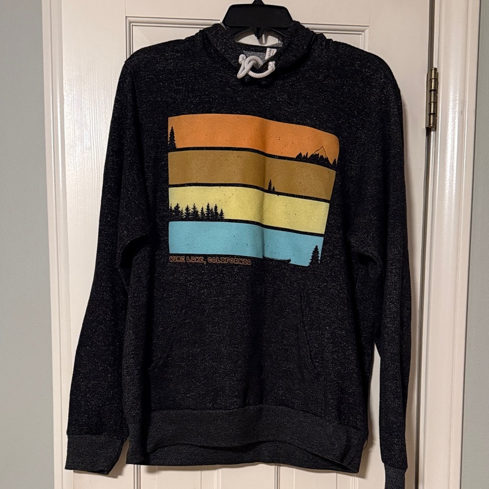 Hume Lake California Bella Canvas Black Hoodie